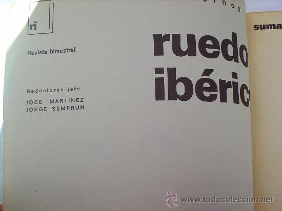 Libros de segunda mano: CUADERNOS DE RUEDO IBERICO-N.30-40 1972-73-EDITADO EN PARIS - Foto 4