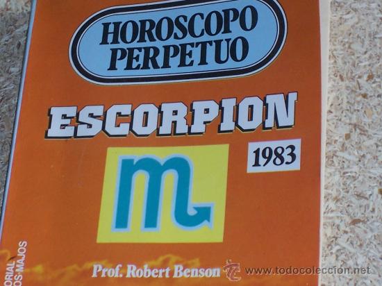 Libros de segunda mano: LIBRO HOROSCOPO PERPETUO ( ESCORPION) - Foto 1