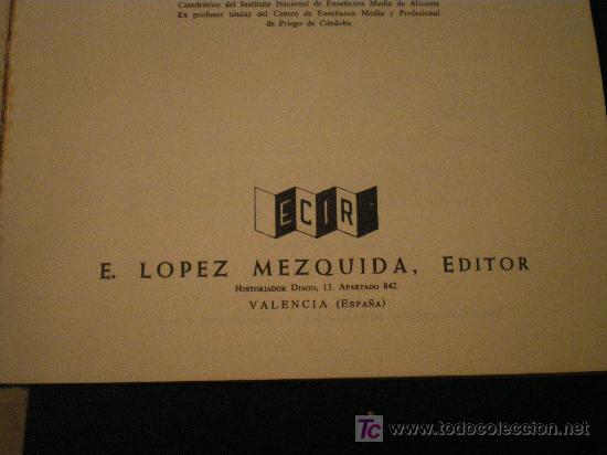 Libros de segunda mano: ANTIGUO LIBRO DE DIBUJO  DEL EDITOR E LOPEZ MEZQUIDA EDITORIAL ECIR  1969 - Foto 2