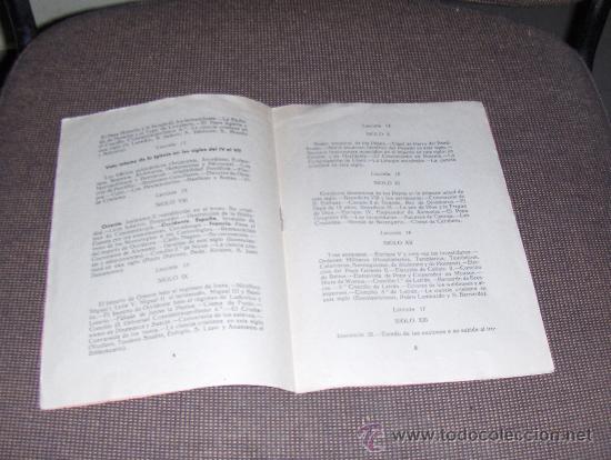Libros de segunda mano: PROGRAMA DE HISTORIA ECLESIASTICA. ANDRES COLL 1939. - Foto 3