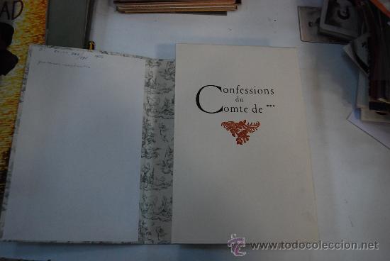 Libros de segunda mano: Erotica LES CONFESSIONS DU COMTE DE... edici&oacute;n limitada grabados - Foto 3