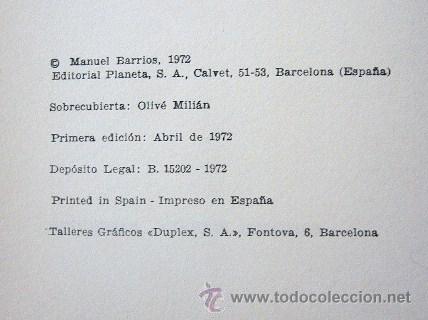 Libros de segunda mano: LL015.- EPITAFIO PARA UN SE&Ntilde;ORITO. MANUEL BARRIOS. 1972 - Foto 2