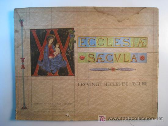 Libros de segunda mano: ECCLESIAE SAECULA: LOS VEINTE SIGLOS DE LA IGLESIA (FRANCES) 1950 - Foto 1