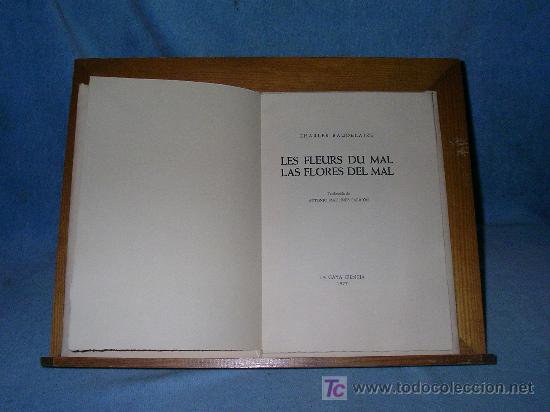 Libros de segunda mano: LAS FLORES DEL MAL - CHARLES BAUDELAIRE - EDICION NUMERADA. - Foto 1