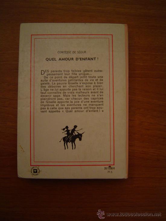Libros de segunda mano: QUEL AMOUR D&acute;ENFANT. DE COMTESSE DE SEGUR - Foto 2