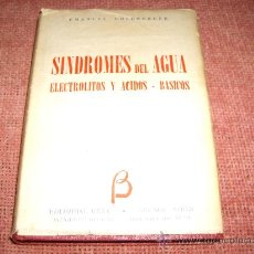 Libros de segunda mano: SINDROMES DEL AGUA, ELECTROLITOS Y ACIDOS- BASICOS, DE EMANUEL GOLDBERGER. Lote 27411158