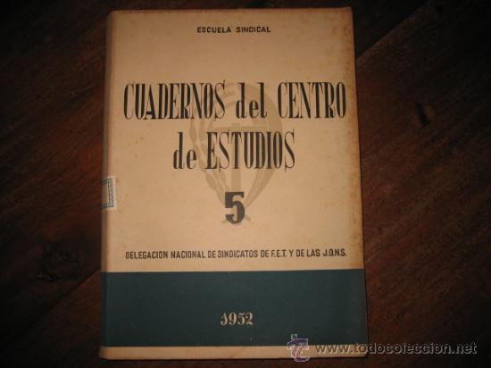 Libros de segunda mano: CUADERNOS DEL CENTRO DE ESTUDIOS  5