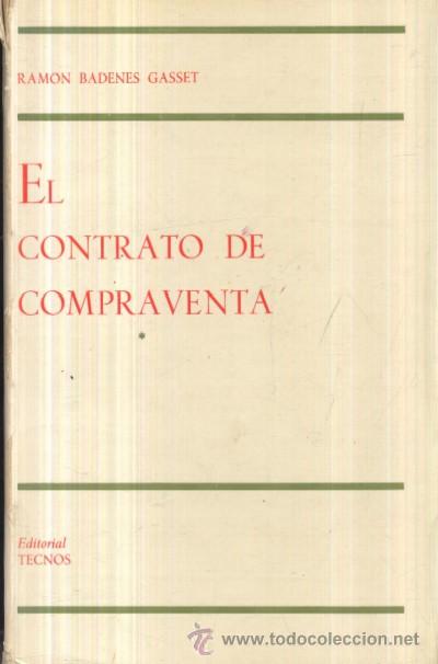Libros de segunda mano: EL CONTRATO DE COMPRAVENTA  (A/ DE- 227) - Foto 1