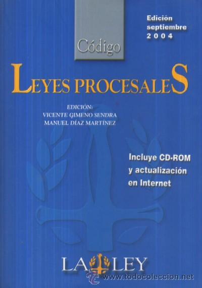 Libros de segunda mano: CODIGO LEYES PROCESALES  (A/ DE- 268) - Foto 1