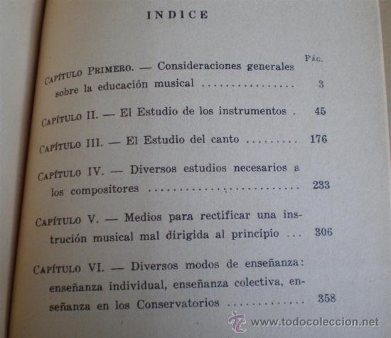 Libros de segunda mano: LA EDUCACION MUSICAL .. Por Albert Lavignac 1950 - Foto 4
