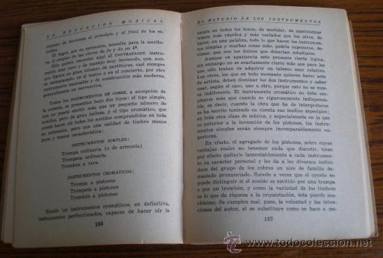 Libros de segunda mano: LA EDUCACION MUSICAL .. Por Albert Lavignac 1950 - Foto 5