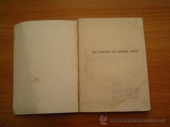 Libros de segunda mano: UN CAPITAN DE 15 A&Ntilde;OS DE JULIO VERNE - Foto 2
