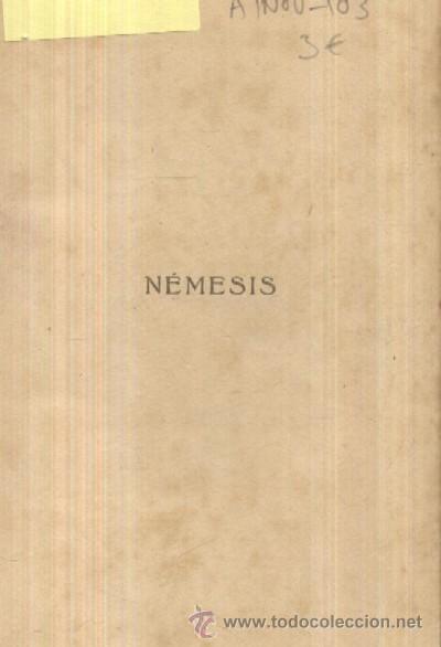 Libros de segunda mano: NEMESIS.  (A/ NOV- 103) - Foto 1
