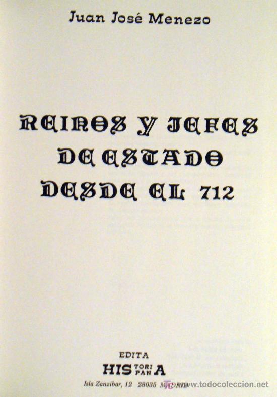 Libros de segunda mano: libro-reinos y jefes de estado desde el 712 - Foto 2