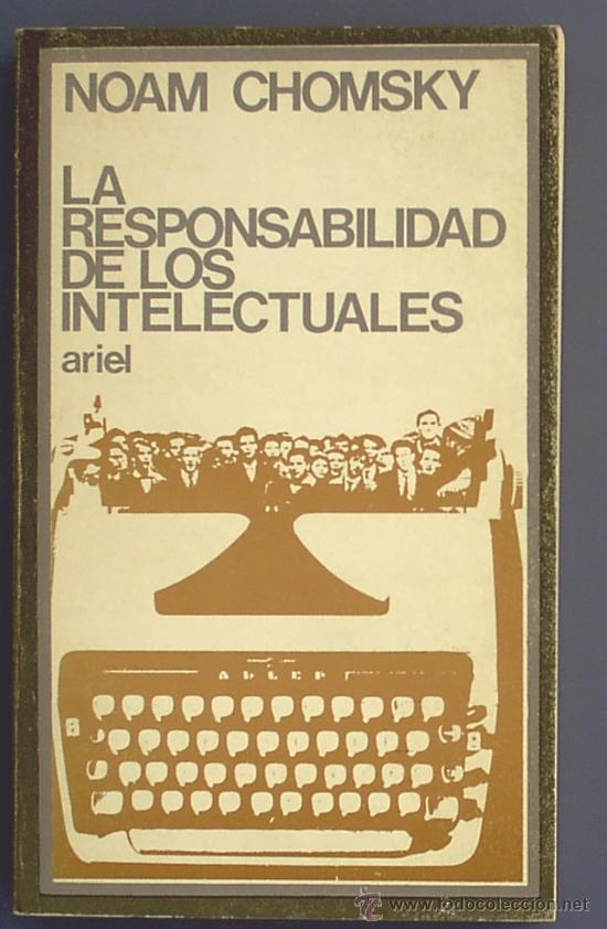 Libros de segunda mano: LA RESPONSABLILIDAD DE LOS INTELECTUALES. NOAM CHOMSKY. EDICIONES ARIEL, 1971. - Foto 1