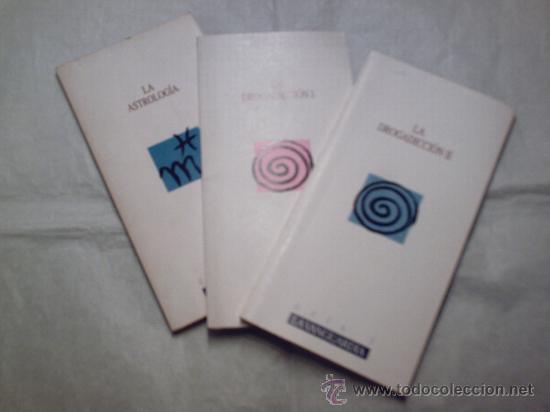 Libros de segunda mano: LA DROGADICCI&Oacute;N(I y II) Y LA ASTROLOG&Iacute;A (TRES LIBRITOS) - Foto 1
