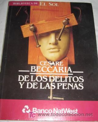Libros de segunda mano: DE LOS DELITOS Y DE LAS PENAS, DE BIBLIOTECA DE EL SOL - Foto 1