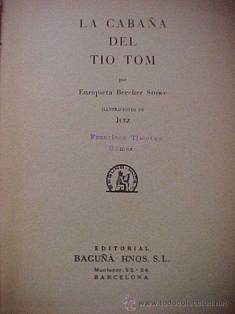 Libros de segunda mano: La caba&ntilde;a del T&iacute;o Tom 1945 - Foto 3