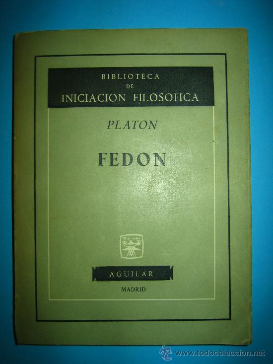 Libros de segunda mano: FEDON DE PLATON MADRID AGUILAR 1959 - Foto 1