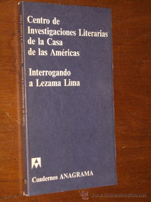 Libros de segunda mano: Interrogando a Lezama Lima del Centro de Investigaciones Literarias de la Casa de las Am&eacute;ricas 1971