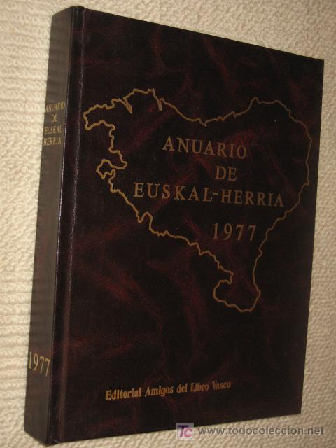 Libros de segunda mano: Anuario de Euskal - Herria 1977. Editorial Amigos del Libro Vasco - Foto 1