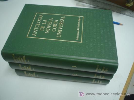 Libros de segunda mano: ANTOLOG&Iacute;A DE LA NOVELA CORTA UNIVERSAL. 3 TOMOS (OBRA COMPLETA) - Foto 1