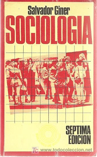 Libros de segunda mano: Sociolog&iacute;a / Salvador Giner - Foto 1