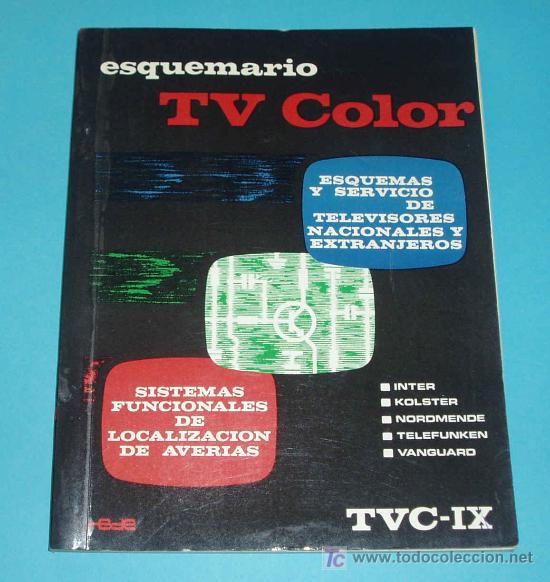 Libros de segunda mano: ESQUEMARIO DE TELEVISIONES EN COLOR TOMO IX - Foto 1