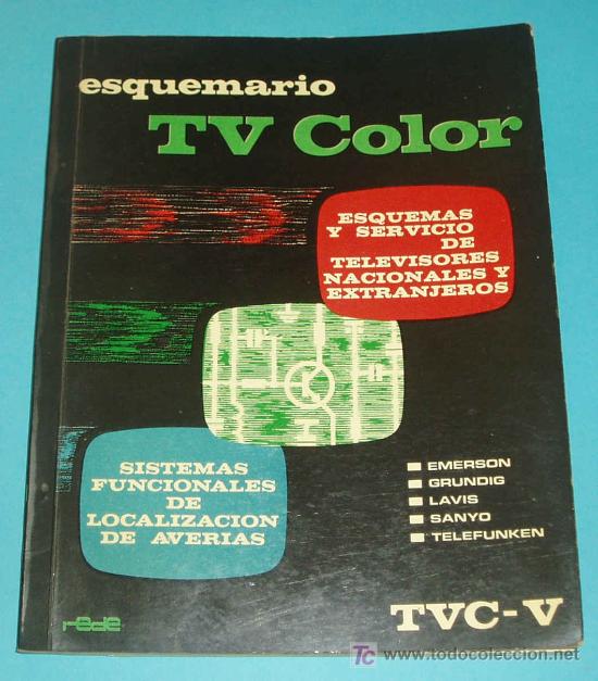 Libros de segunda mano: ESQUEMARIO DE TELEVISIONES EN COLOR TOMO V - Foto 1