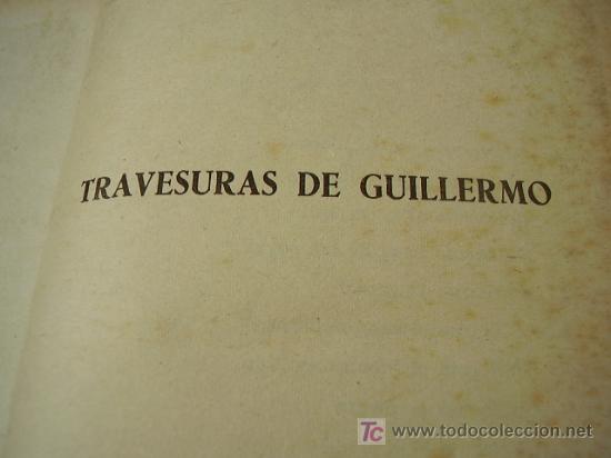 Libros de segunda mano: Travesuras de Guillermo Editorial Molino 1979 - Foto 3