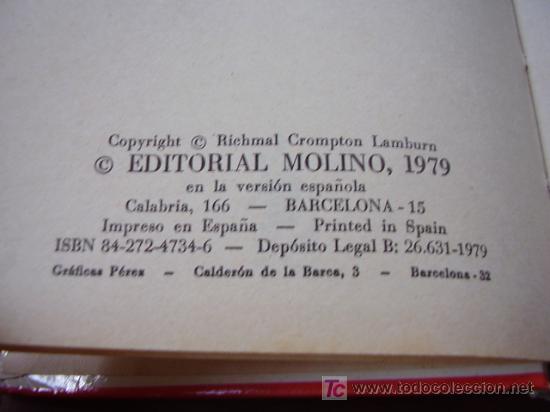 Libros de segunda mano: Travesuras de Guillermo Editorial Molino 1979 - Foto 5
