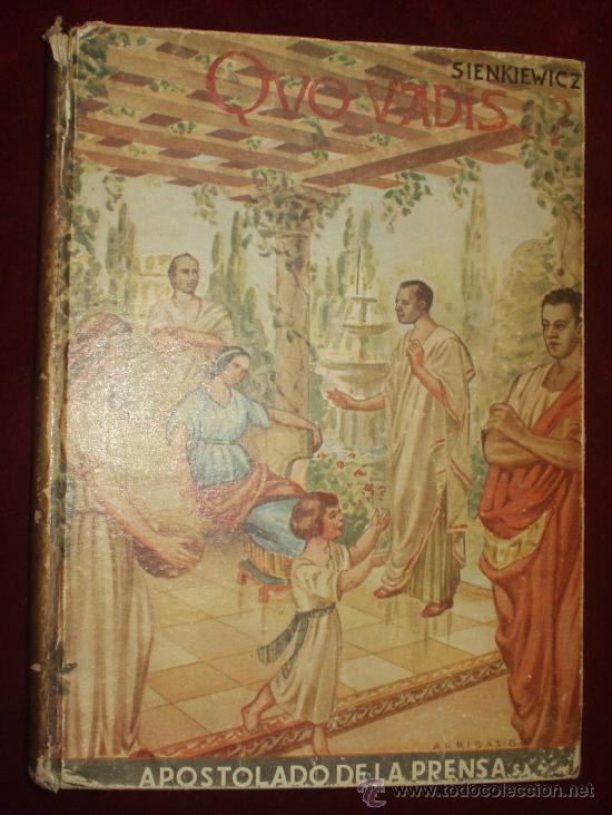 Libros de segunda mano: QUO VADIS? - SIENKIEWICS - Foto 1