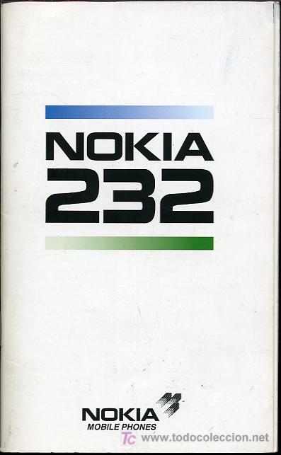 Libros de segunda mano: Manual del telef&oacute;no m&oacute;vil Nokia 232 en espa&ntilde;ol - 1995 - Foto 1