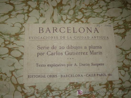 Libros de segunda mano: BARCELONA. EVOCACIONES DE LA CIUDAD ANTIGUA - Foto 7