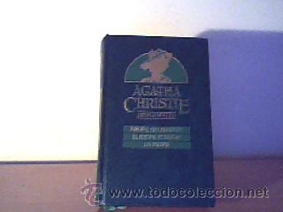 Libros de segunda mano: PASAJERO PARA FRANCFORT/EL PUDDING DE NAVIDAD/LOS RELOJES;AGATHA CHRISTIE;ORBIS 1987;