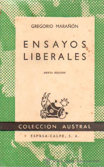 Libros de segunda mano: ENSAYOS LIBERALES (A-AUSV-440) - Foto 1