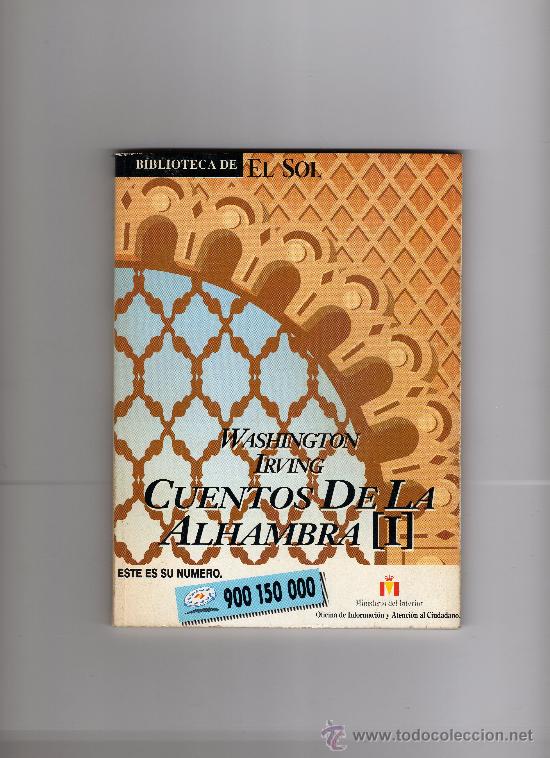 Libros de segunda mano: cuantos de la alhambra, aut. washington irving - Foto 1