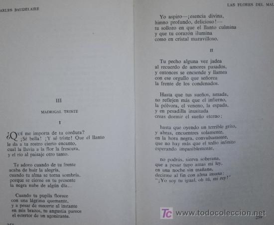 Libros de segunda mano: BAUDELAIRE / LAS FLORES DEL MAL. 1963. - Foto 4
