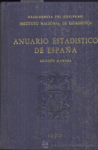 Libros de segunda mano: ANUARIO ESTADISTICO DE ESPA&Ntilde;A 1960  (A/ EST- 001) - Foto 1