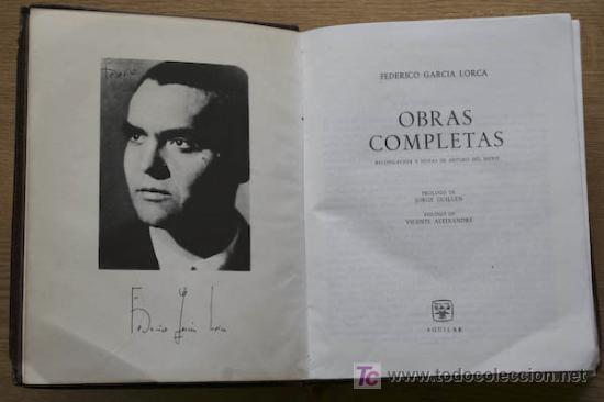 Libros de segunda mano: Obras completas. Garc&iacute;a Lorca (Federico) - Foto 1