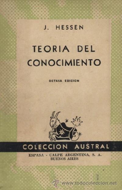 Libros de segunda mano: TEORIA DEL CONOCIMIENTO  (A/ AUSV- 039) - Foto 1