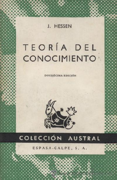 Libros de segunda mano: TEORIA DEL CONOCIMIENTO  (A/ AUSV- 040) - Foto 1