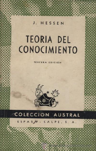 Libros de segunda mano: TEORIA DEL CONOCIMIENTO  (A/ AUSV- 041) - Foto 1