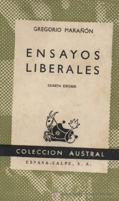 Libros de segunda mano: ENSAYOS LIBERALES  (A/ AUSV- 166) - Foto 1