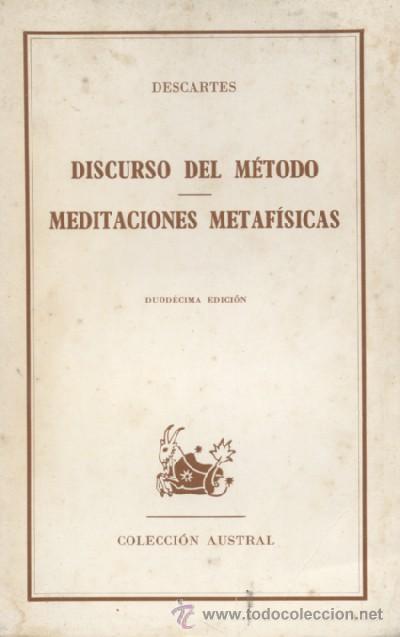 Libros de segunda mano: DISCURSO DEL METODO / MEDITACIONES METAFISICAS  (A/ AUSV- 308) - Foto 1