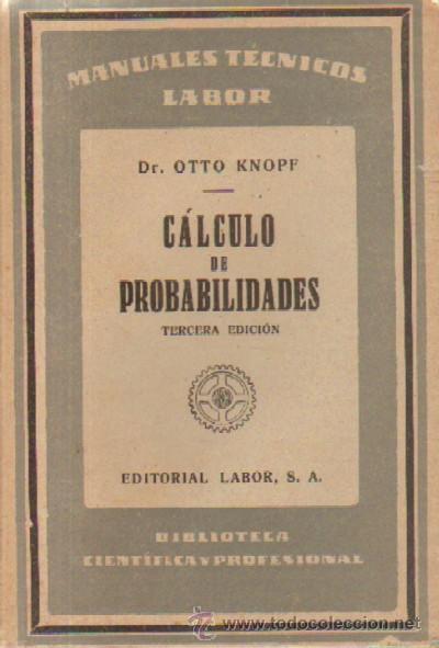 Libros de segunda mano: CALCULO DE PROBABILIDADES (A-LAB-126) - Foto 1
