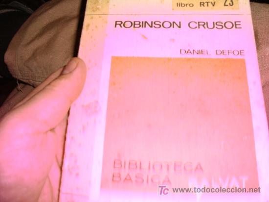Libros de segunda mano: robinson crusoe, daniel defoe, biblioteca basica salvat - Foto 1
