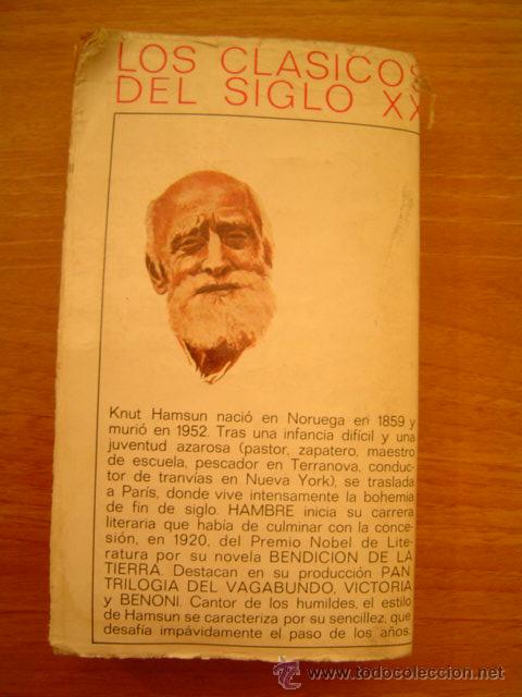 Libros de segunda mano: LOS CLASICOS DEL SIGLO XX . KNUT HAMSUN - Foto 2