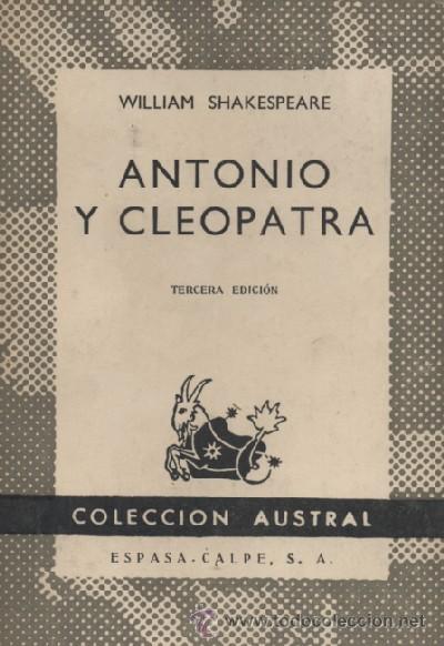 Libros de segunda mano: ANTONIO Y CLEOPATRA.  A-AUSG-141 - Foto 1