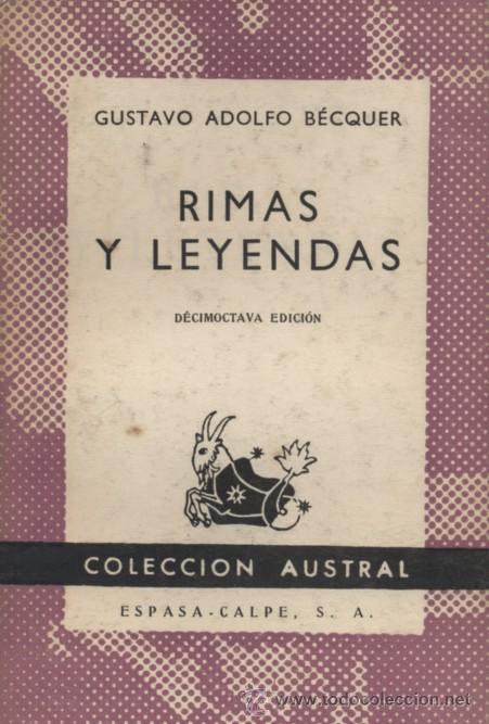 Libros de segunda mano: RIMAS Y LEYENDAS.  A-AUSVI-091 - Foto 1